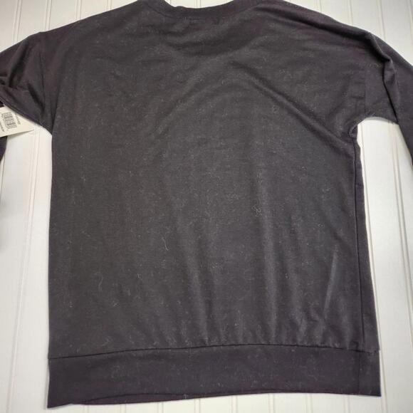 Retrology Black Sweatshirt with Sparkle Detail, Size Large, New with Tags - Picture 7 of 9